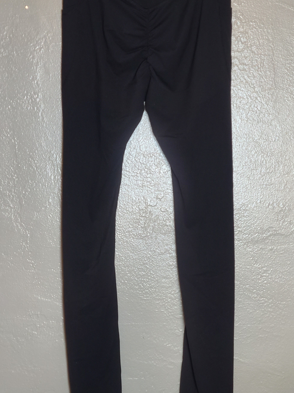 HALARA Womens L Black High-Rise Flare Leggings With Ruched Bottom - Picture 3 of 10